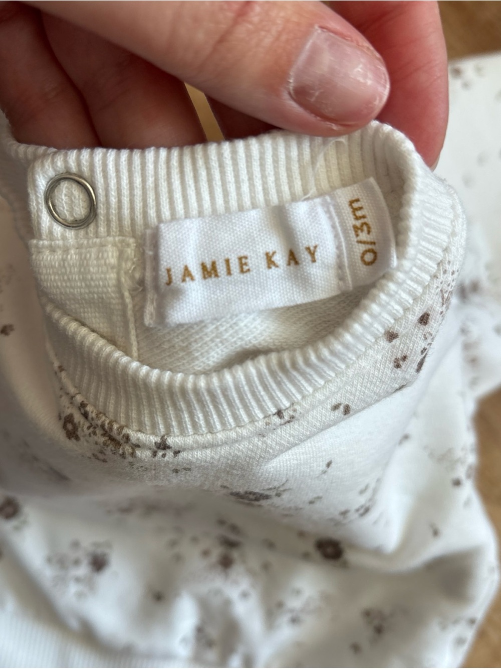 Jamie Kay 0-3m Infant Floral Sweatshirt Organic Cotton - Picture 3 of 5